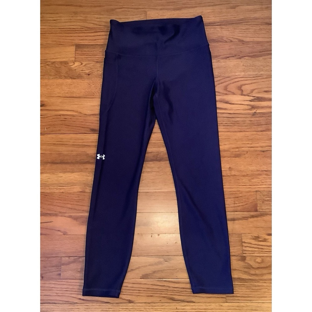 Under Armour Compression Women's  Athletic Wear Leggings Size S Stretch Blue